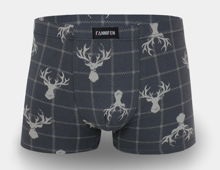 Men's cotton boxers JELEN G5116 - 4 pieces in a pack