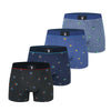 Men's bamboo boxers M6789AL 4pcs in a pack