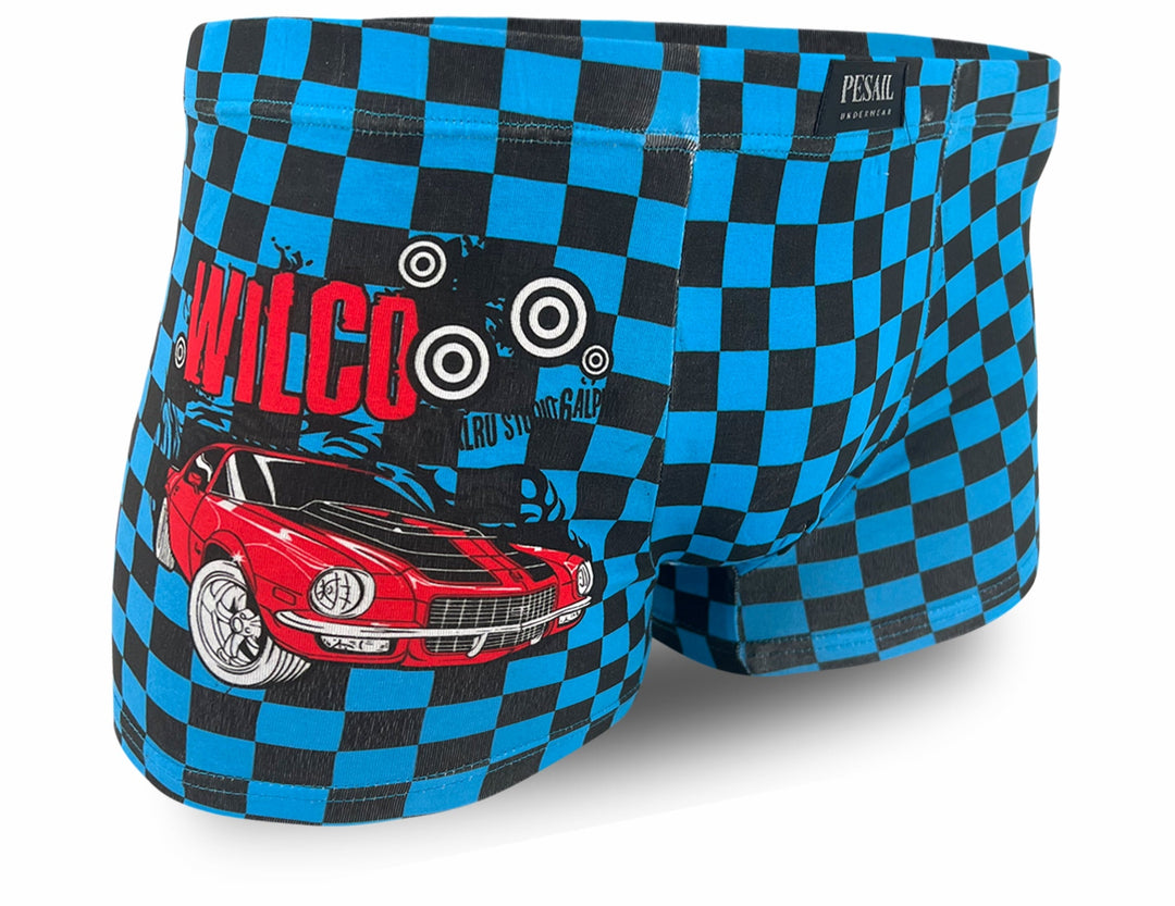 Teen checkered boxers U1113 - 4pcs in a pack