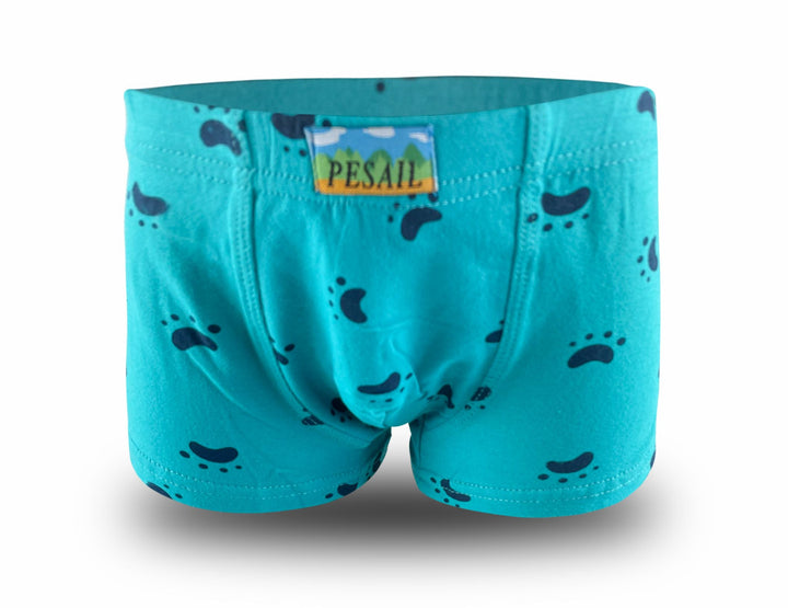 Boys' boxer shorts with paw print XQ2648 - 4 pcs in a pack
