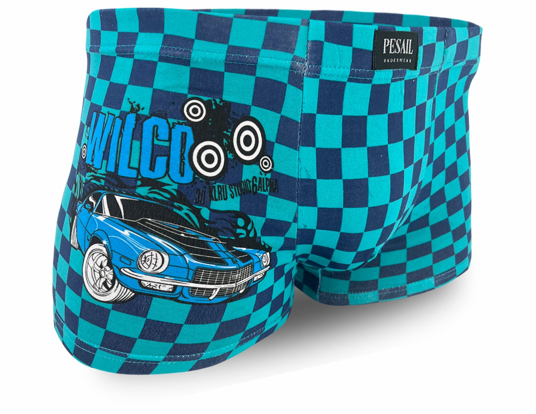 Teen checkered boxers U1113 - 4pcs in a pack