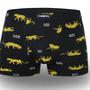 Men's bamboo boxer shorts LEOPARD M6738 4 pieces per pack