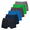 Boys' boxer shorts stripes F52006B 4 pieces in a pack