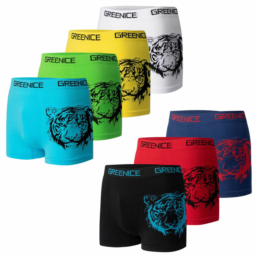 Men's seamless boxers GREE-7664 - 4 pieces in a pack