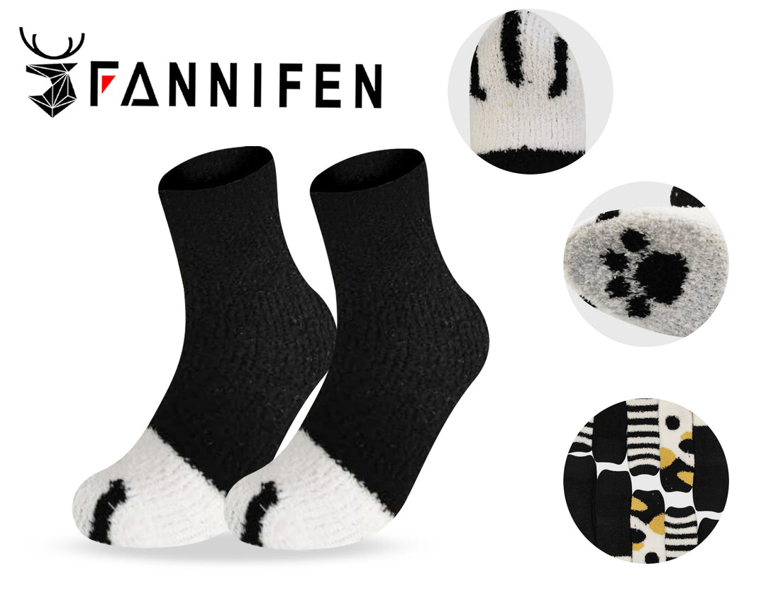 Women's furry thermal socks H5069Z 6 pairs