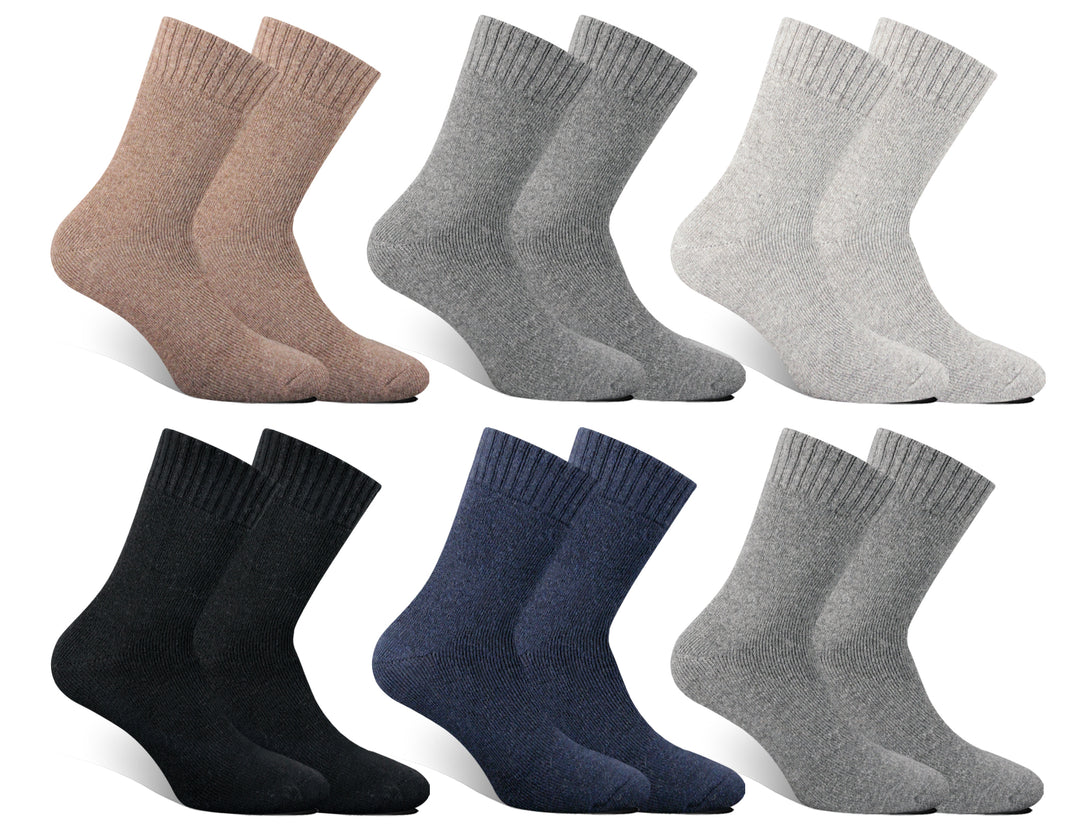 Men's wool thermal Warm Comfortable Elastic Socks ALPACA LY1012 4 pairs