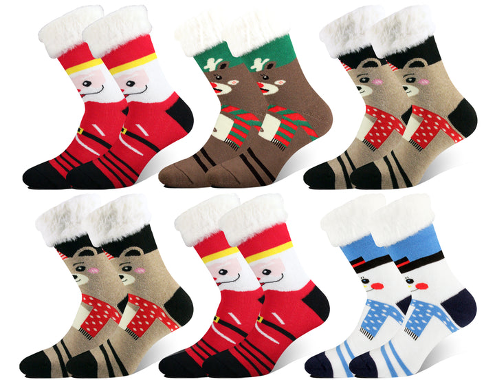 Women's Thermal Soft Christmas Comfortable Socks FK8205 3 pairs per pack