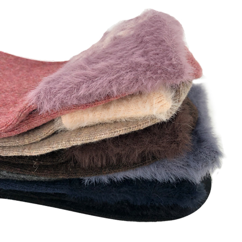 Women's wool thermal socks Snowflake LY209 4 pairs