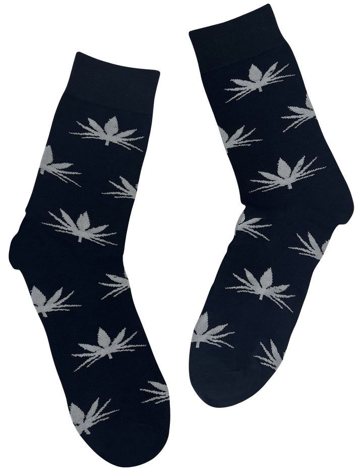 Men's cheerful socks Leaves NY105 6 pairs