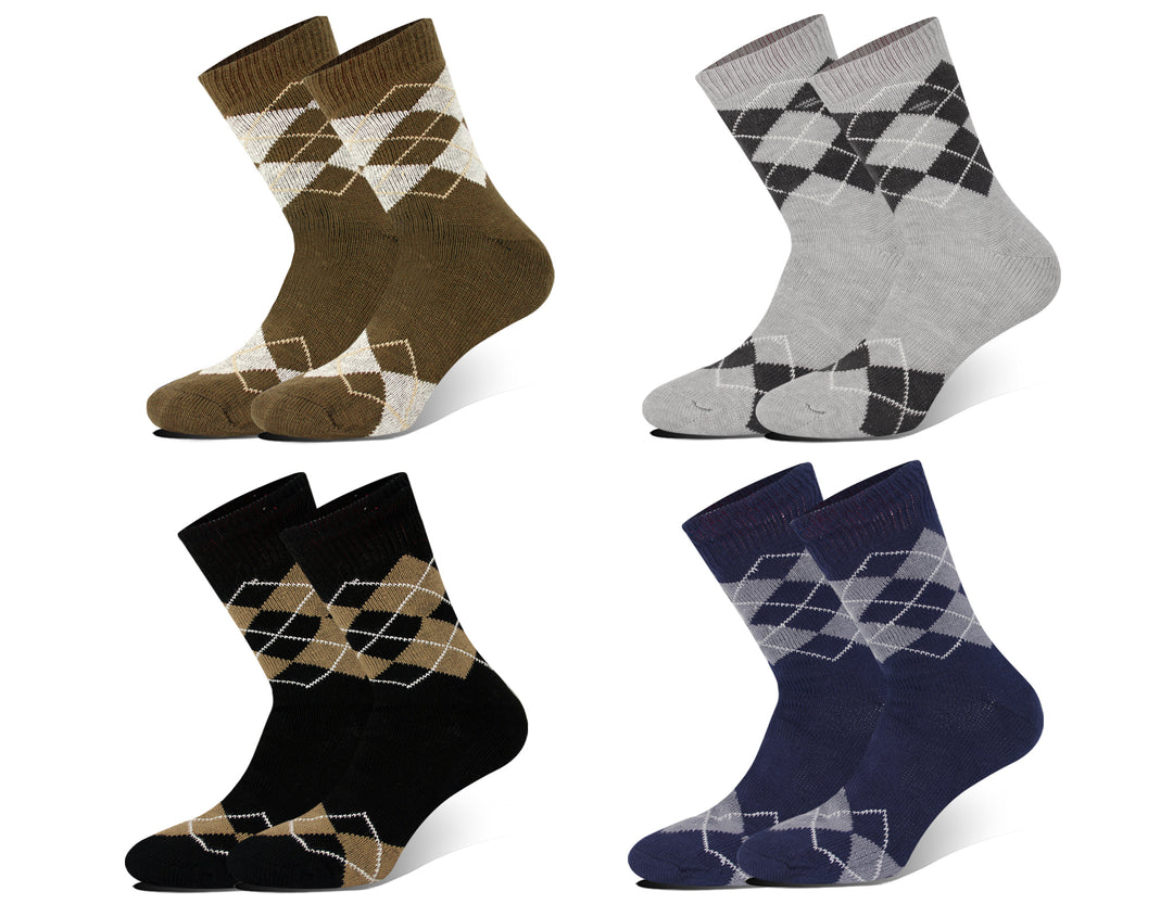 Men's thermal Christmas Norwegian soft socks MC115 2 pairs