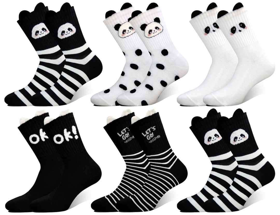 Women's ALPACA thermal socks PANDA MX654 6 pairs