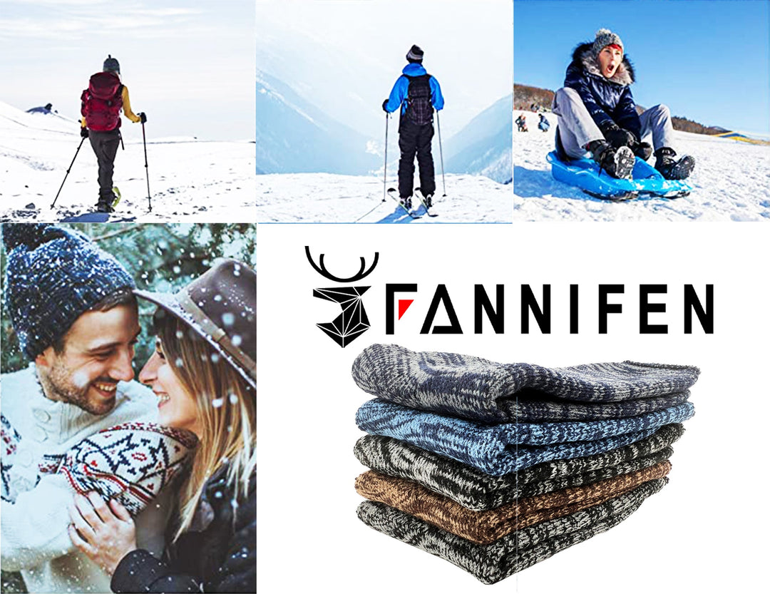 Men's wool thermal socks ALPACA ZCMW9141 3 pairs