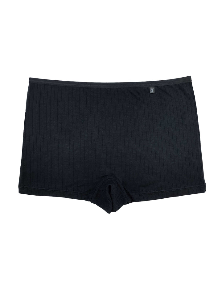 Women's solid-color boxer shorts RM0032 - 3 pcs per pack