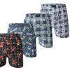 Men's loose boxer shorts HF021K 4 pieces per pack