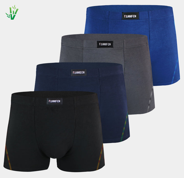 Men's bamboo boxers M6704 - 4pcs in a pack