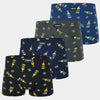 Baumwollboxershorts, weich, flexibel und atmungsaktiv, WHISKEY G5123 – 4 Stück pro Packung