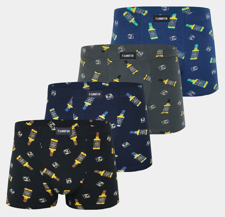 Cotton boxers soft flexible breathable WHISKEY G5123 - 4 pieces in a pack