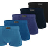Herren-Unterwäsche FM602, locker, atmungsaktiv, weich, feuchtigkeitsableitend, mit Eingriff, 4 Stück pro Packung