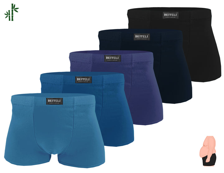 Men's Loose Breathable Soft Moisture-Wicking with Fly Underwear FM602, 4 pieces per pack