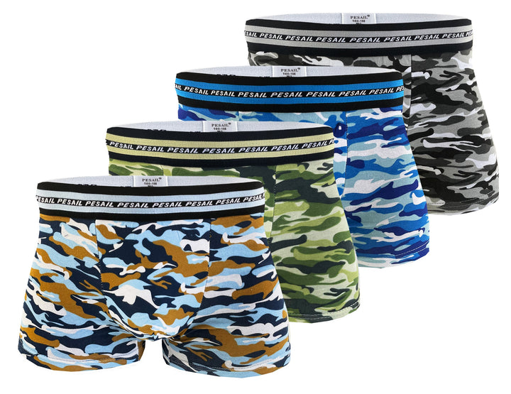 Teen boxers CAMO U1076 4pcs in a pack