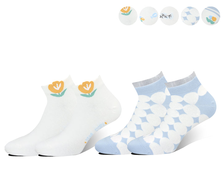 Women's ankle socks CW447 6 pairs