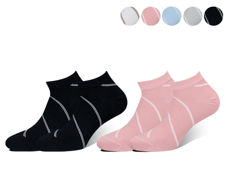 Women's breathable low cut ankle socks CW324 6 pairs
