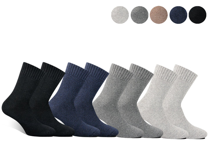 Men's wool thermal Warm Comfortable Elastic Socks ALPACA LY1012 4 pairs