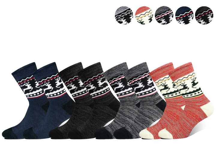 Women's thermal socks SOB SSW056 4 pairs