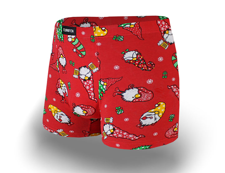 Men's Cotton Classic Soft Breathable Stretchy Christmas boxer shorts G5169 2pcs