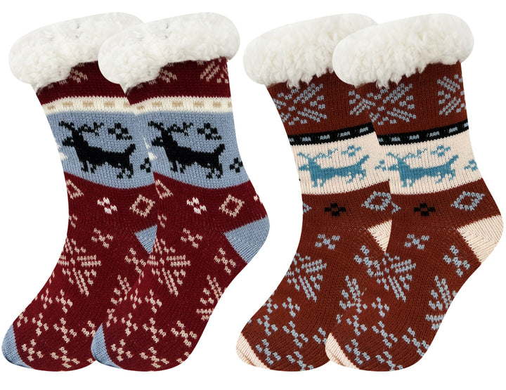 Women's thermal socks WW041 2 pairs