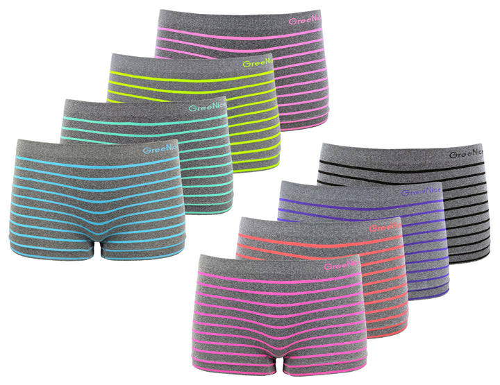 Women's seamless boxers GREE-6992 - 3 pieces in a pack