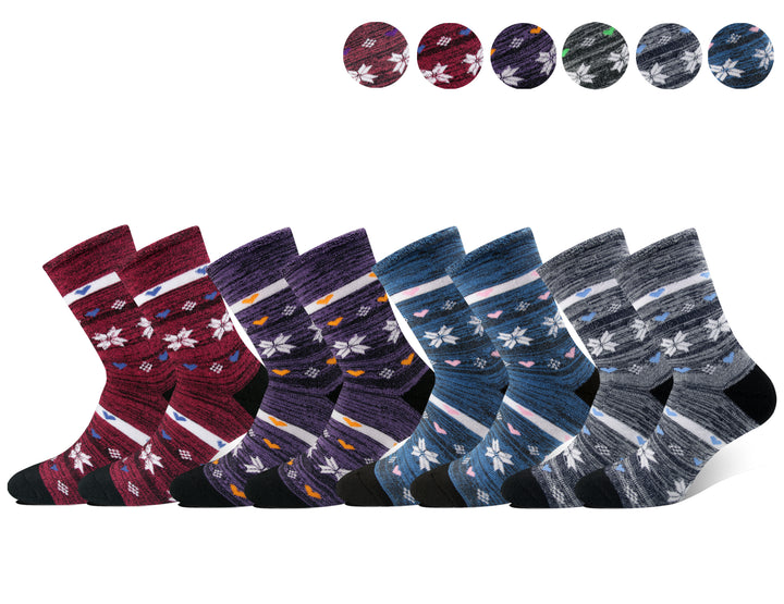 Women's thermal socks SSW049 4 pairs