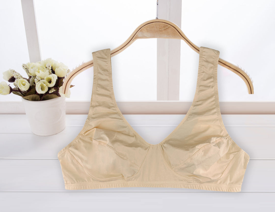 Bra without padding and underwire FAN-158 2 pcs