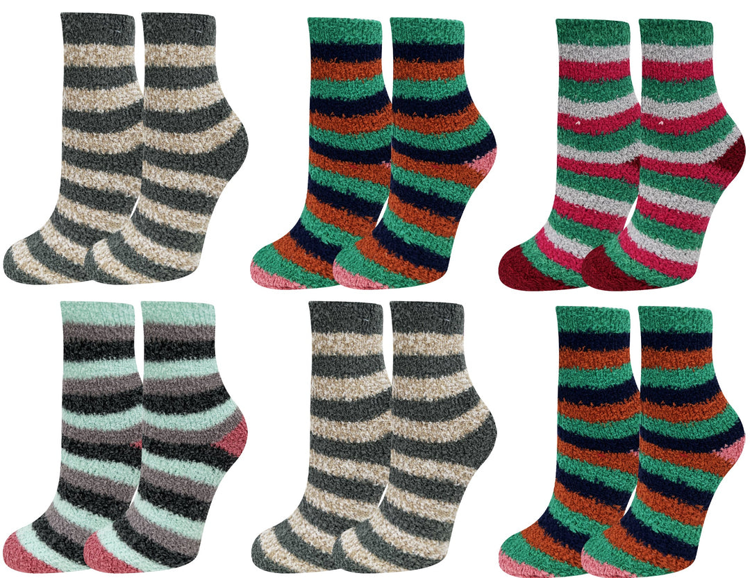 Women's furry thermal socks ZWD-202 6 pairs