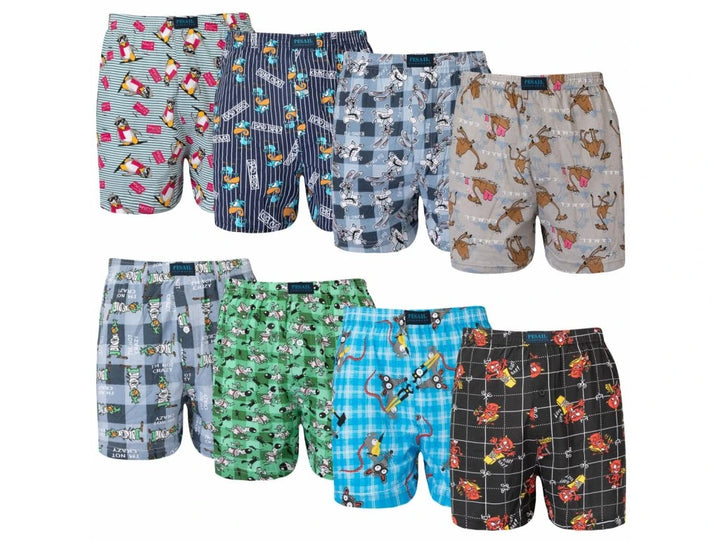 Loose jersey elastic cotton classic light soft shorts HF021K 4pcs in a pack