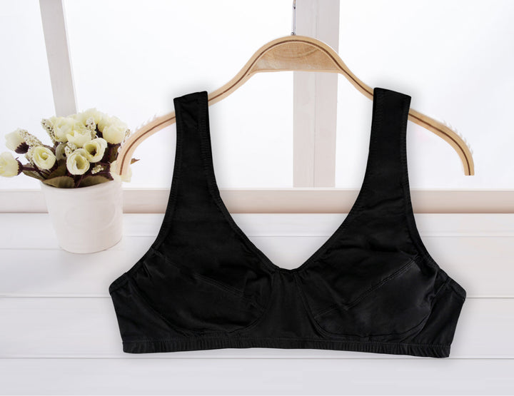 Bra without padding and underwire FAN-158 2 pcs