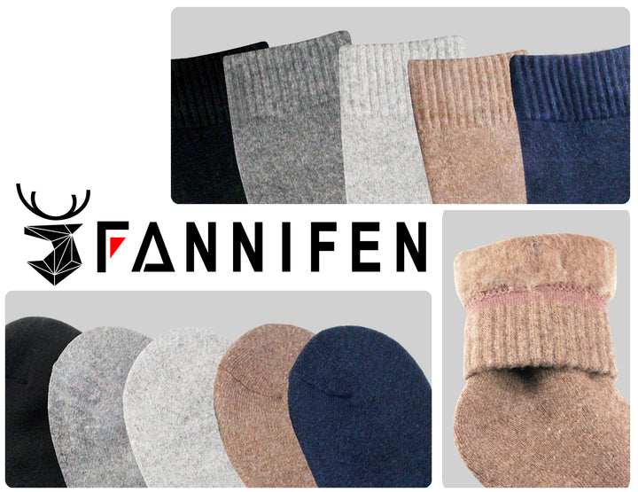 Men's wool thermal Warm Comfortable Elastic Socks ALPACA LY1012 4 pairs