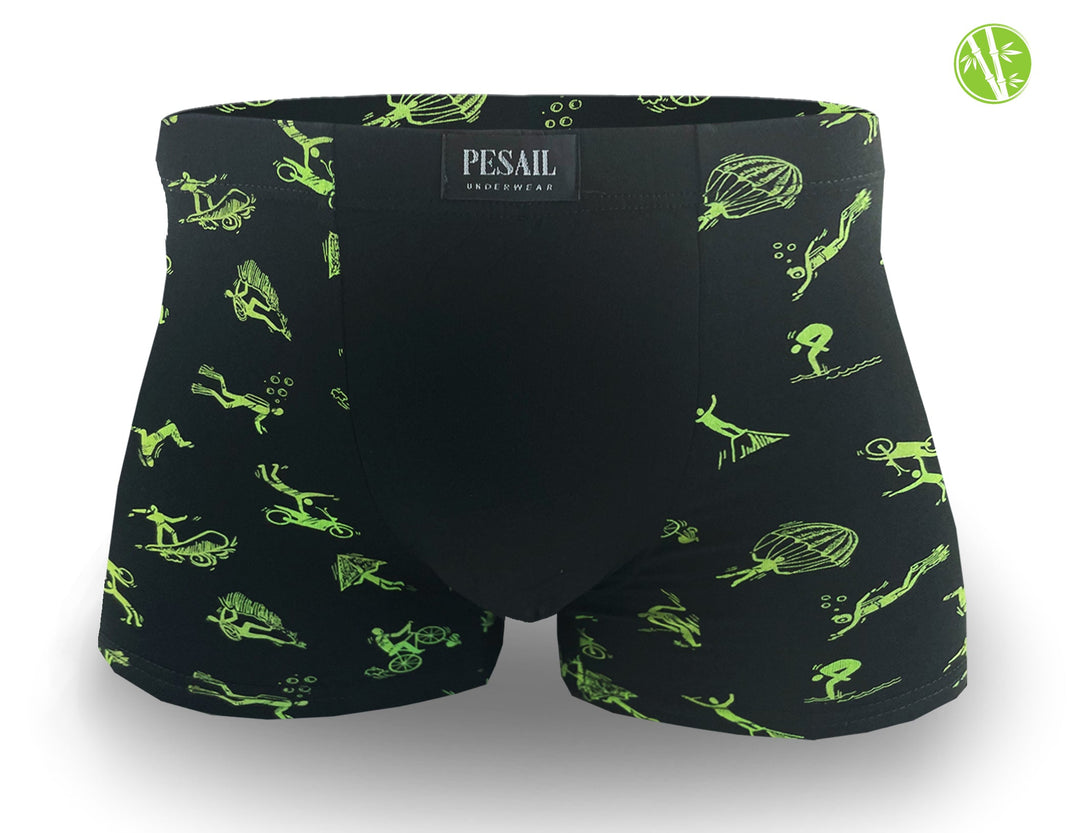 Teen bamboo boxers Skateboard UM0170 4pcs