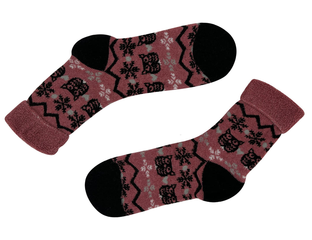 Women's woolen thermal socks YZ31 - 4 pairs