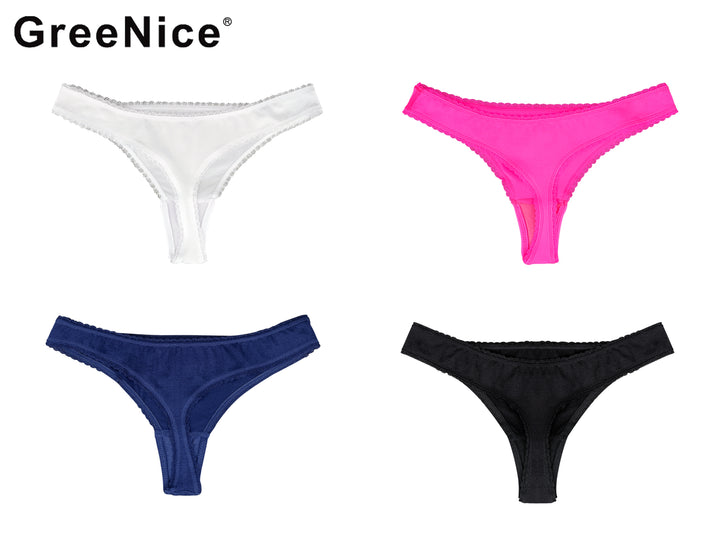 Women's seamless thongs GREE-6688 - 3 pieces per pack