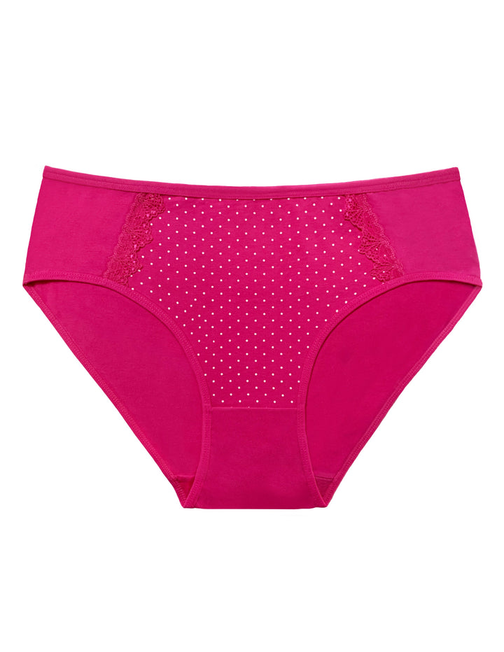 Women's 3XL-5XL panties YW4183A - 3 pcs in a pack