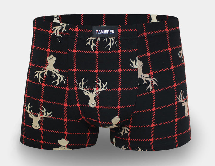 Men's cotton boxers JELEN G5116 - 4 pieces in a pack