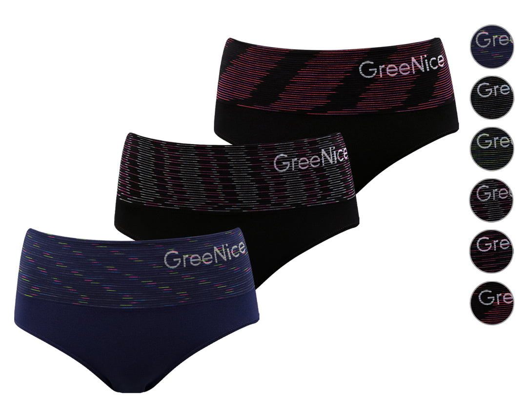 Seamless comfortable panties GREE-6063 - 3 pcs in a pack
