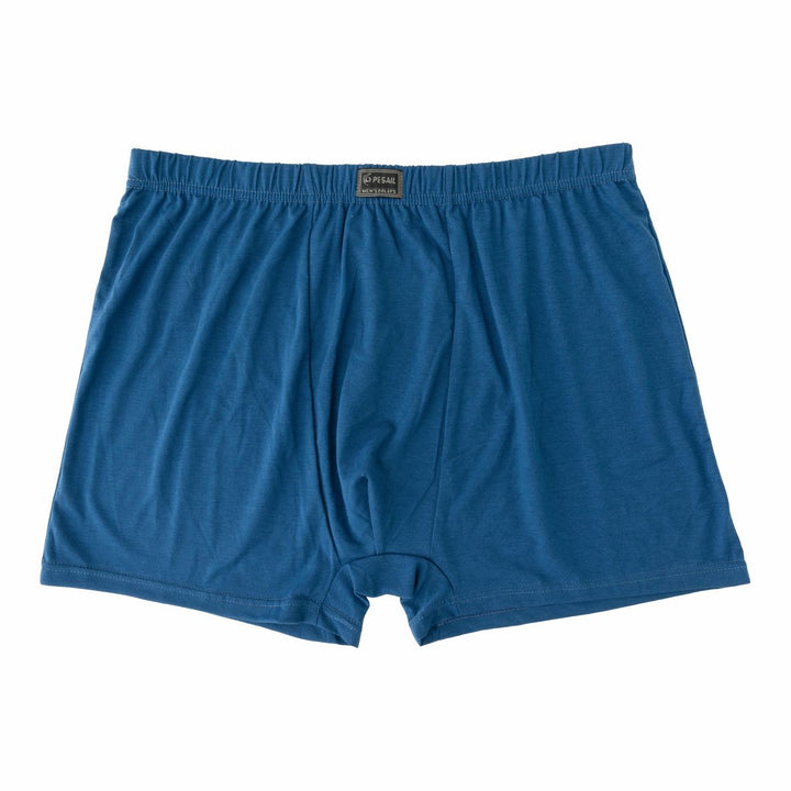 Men's loose-fitting single-color boxer shorts PE-340 4 pieces per pack