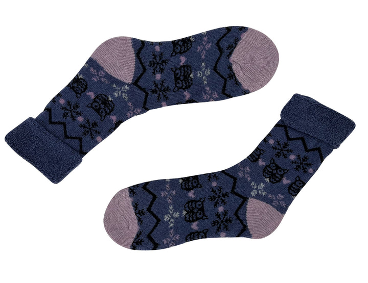 Women's woolen thermal socks YZ31 - 4 pairs