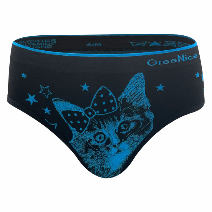 Seamless panties Cats GREE-3944 - 3 pcs in a pack