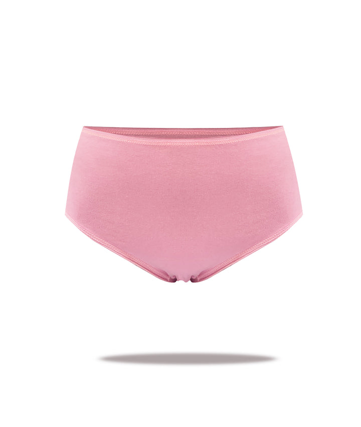 Women's high-waisted panties YW4146 - 3 pieces in a pack