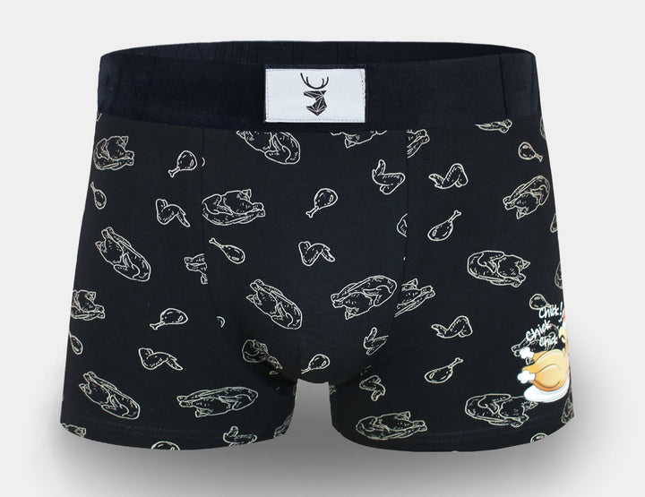 Men's cotton boxers CHICKEN G5118A - 4 pcs in a pack