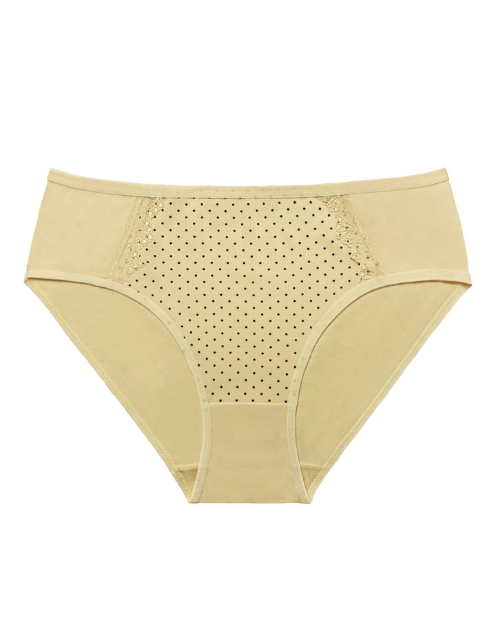 Women's 3XL-5XL panties YW4183A - 3 pcs in a pack