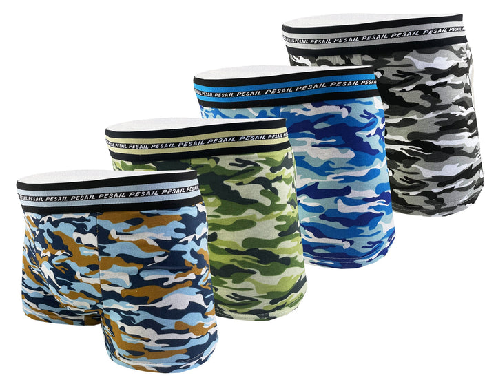 Teen boxers CAMO U1076 4pcs in a pack